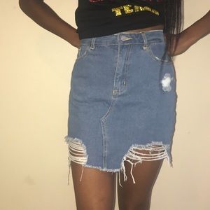denim skirt